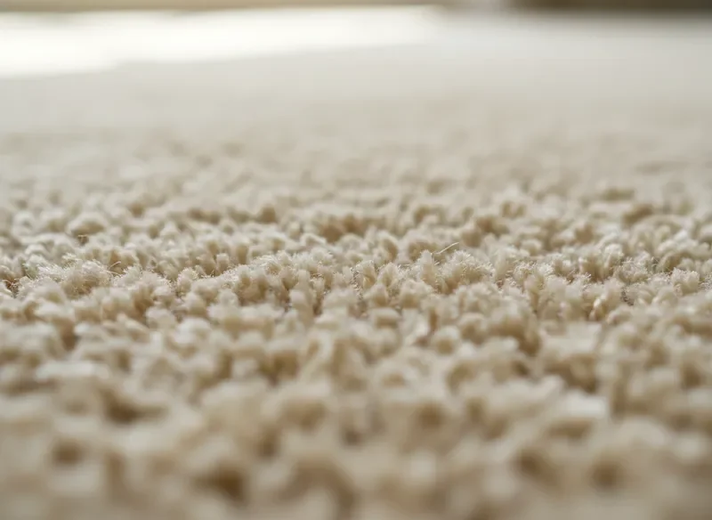 פרטי מרקם שטיח נקי לאחר ניקיון מקצועי